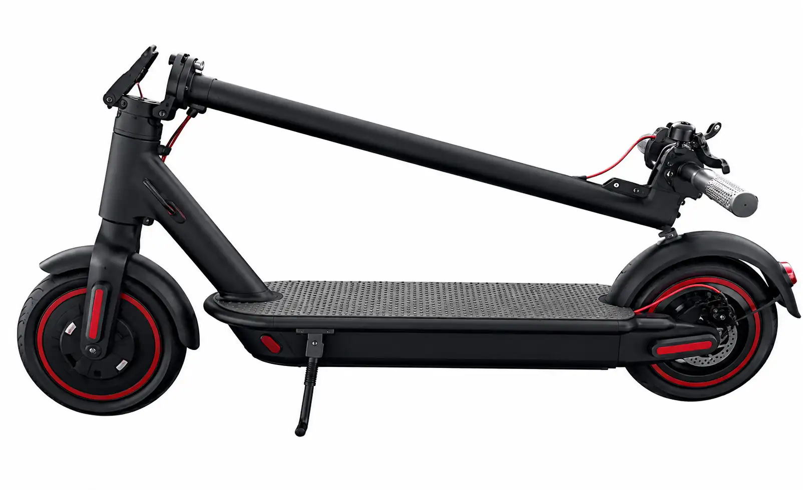 電動滑板車 ES-001 摺疊側視圖